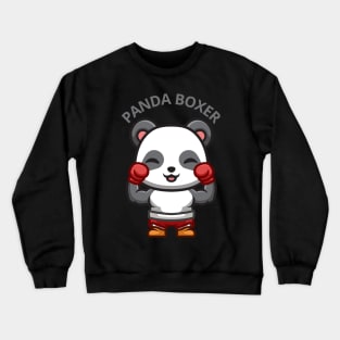 PANDA BOXER WIN- FUNNY GIFT Crewneck Sweatshirt